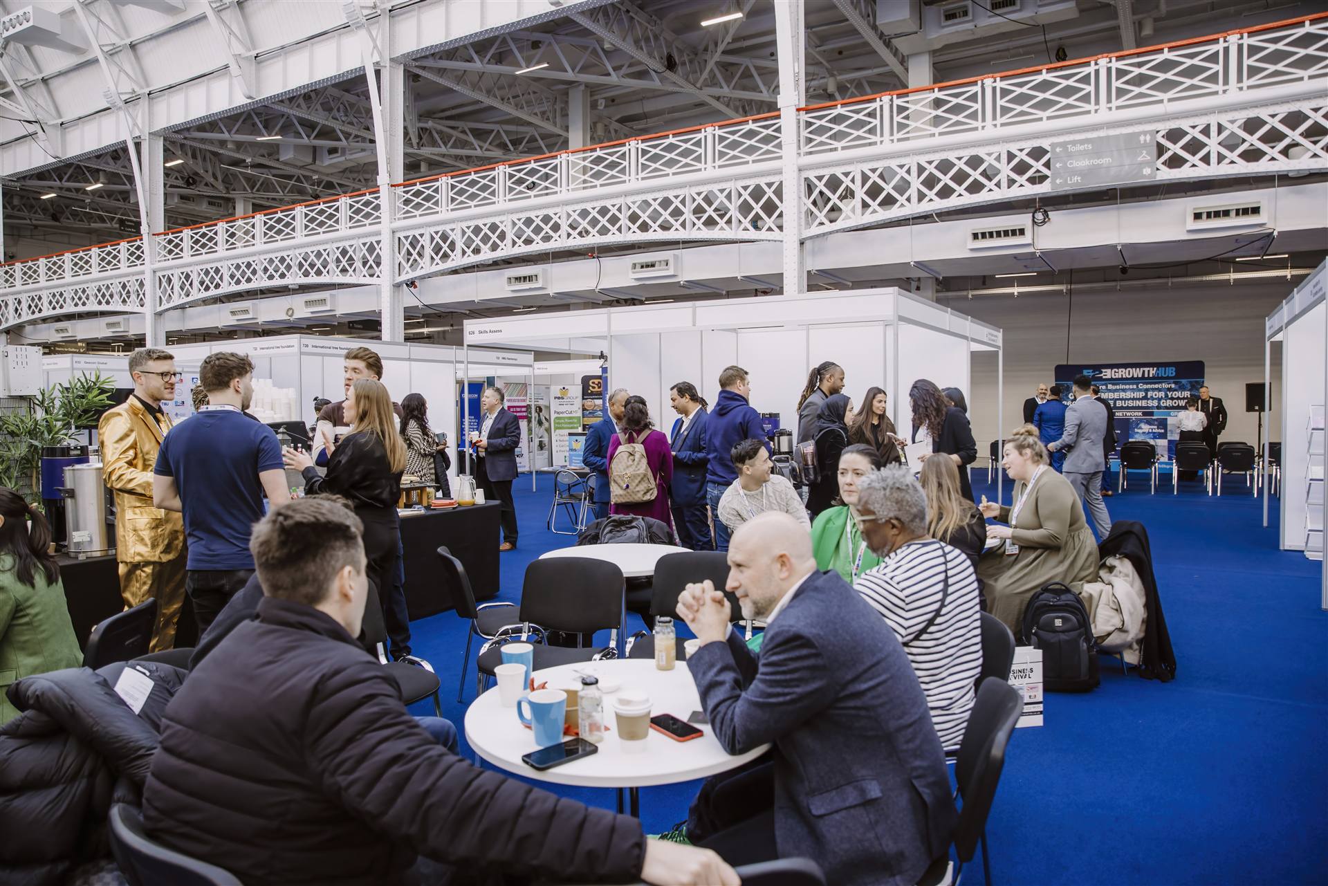 Networking at the expo